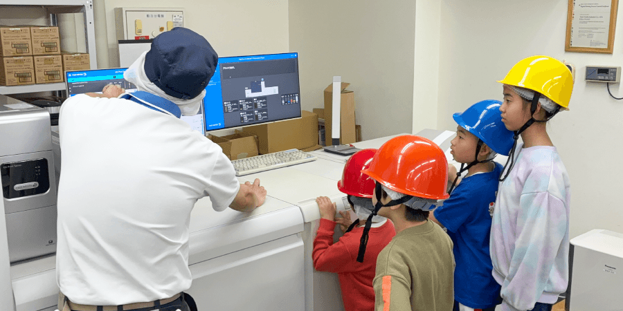 印刷スタートボタンを押す体験