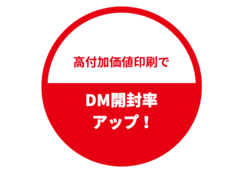 高付加価値印刷で開封率アップ